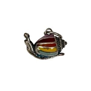 James Avery Multicolor Enamel Snail Charm